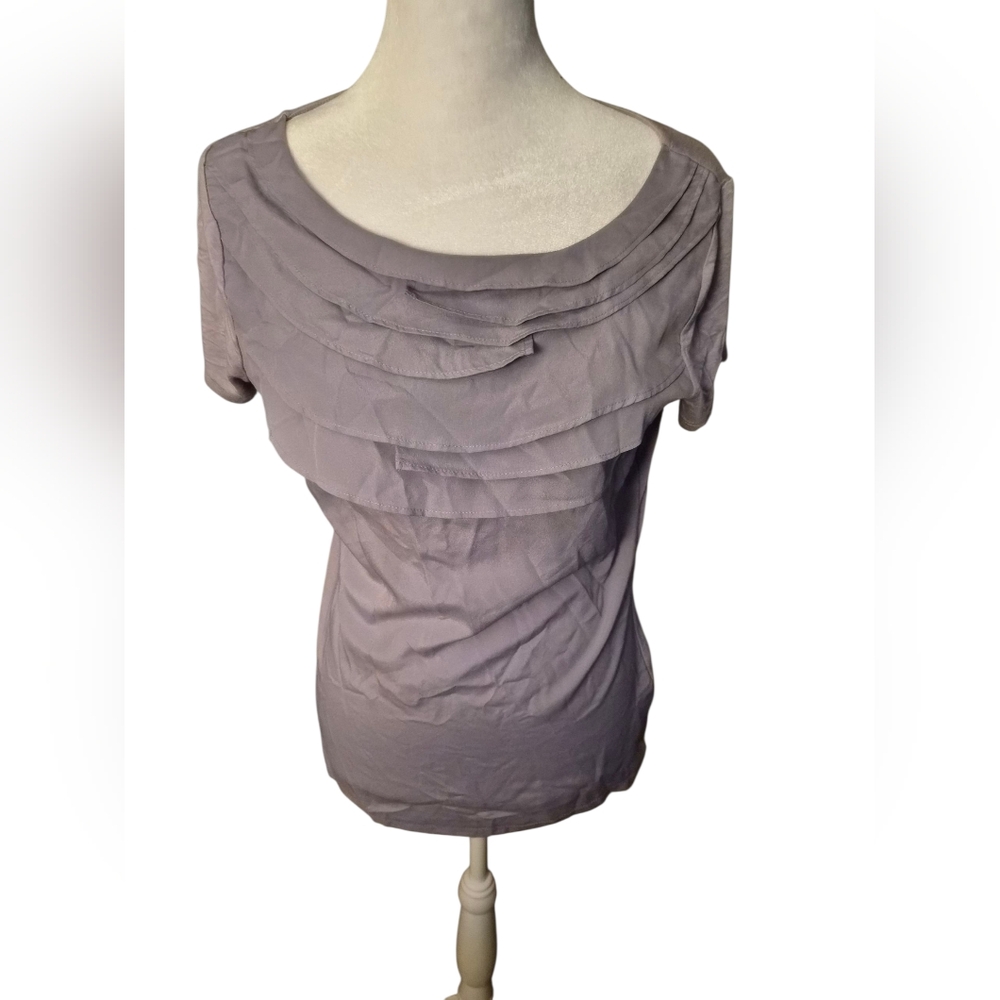 The Limited Soft Purple Short Sleeve Top